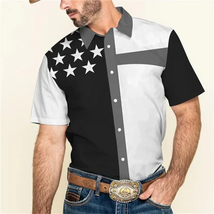 Short Sleeve Formal Western Shirt - Image 4