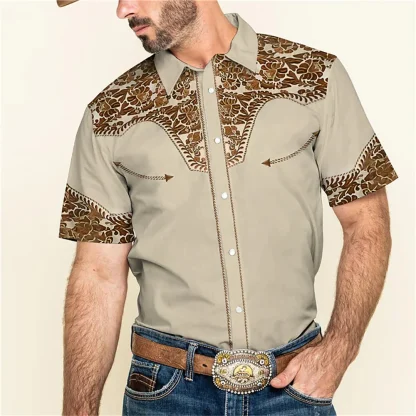 Short Sleeve Formal Western Shirt - Image 5