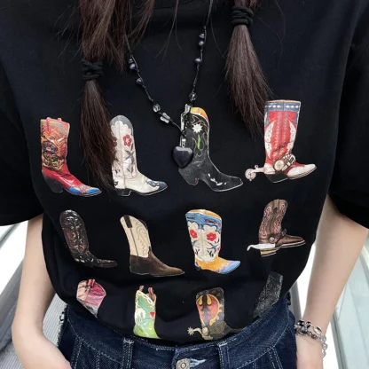 Printed Boots Western Shirts - Image 5