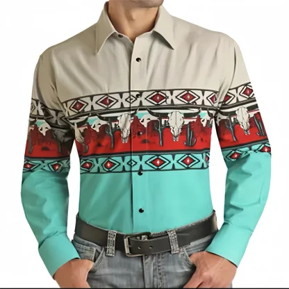 Men's Printed Western Shirts